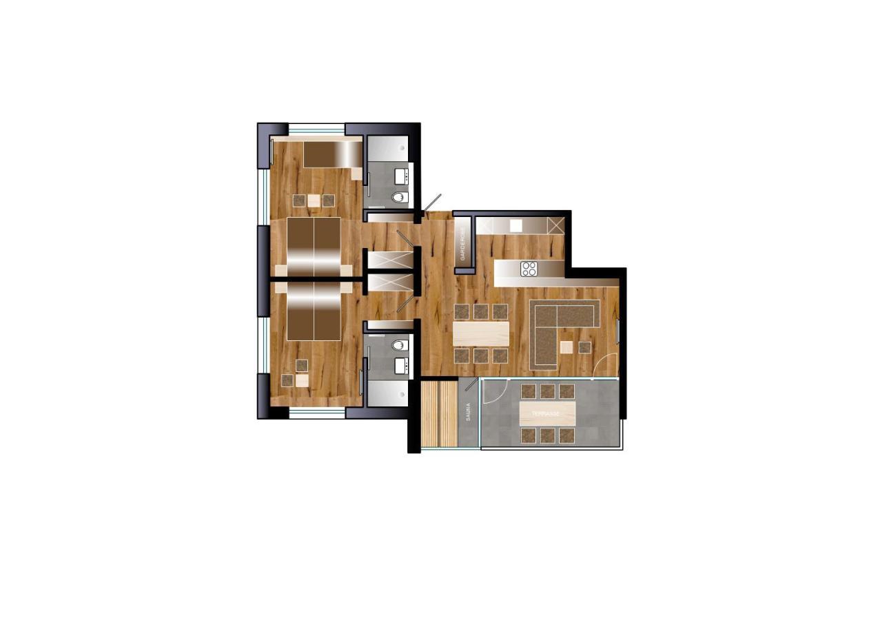 Апартаменты Λlpstern - Silvretta Card Premium Betrieb Гальтюр Экстерьер фото